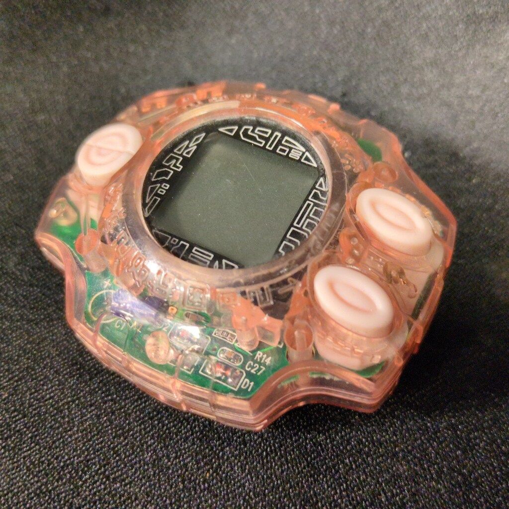 バンダイ デジモンアドベンチャー デジヴァイス2 ヒカリカラー 1999 バンダイ デジヴァイス2/デジモンアドベンチャー ヒカリカラー クリア