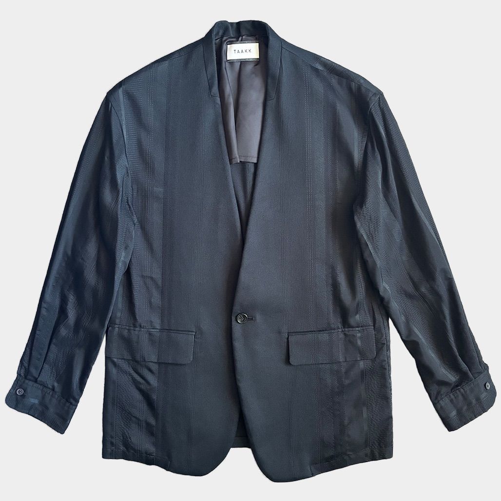 TAAKK ターク 2024SS 切り替えノーカラージャケット - メルカリ