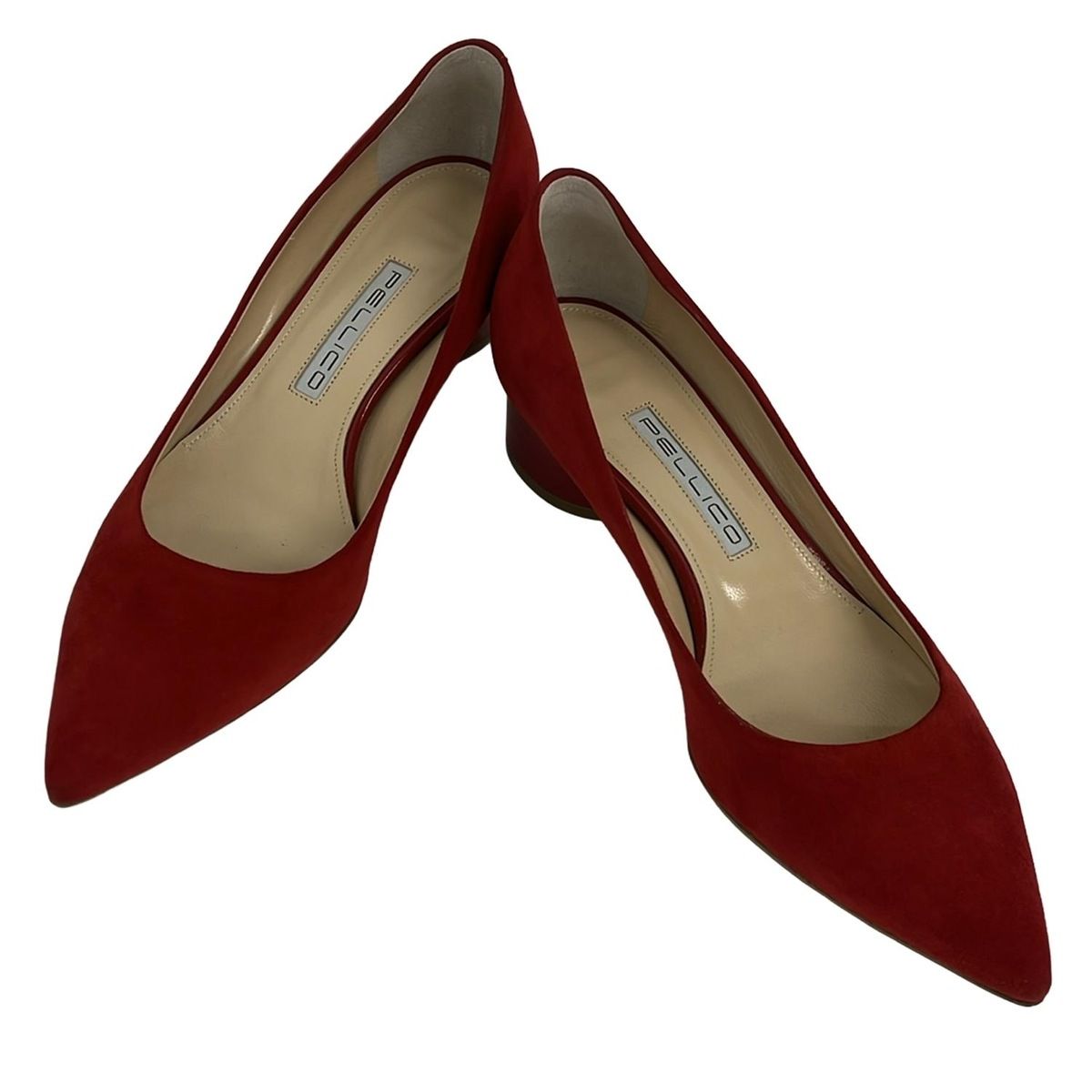 PELLICO(ペリーコ) パンプス 37 1/2 レディース美品 - レッド アウト