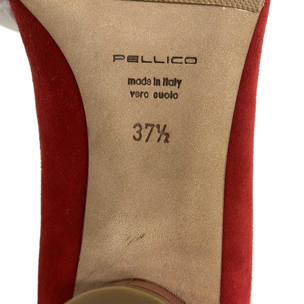 PELLICO(ペリーコ) パンプス 37 1/2 レディース美品 - レッド アウト