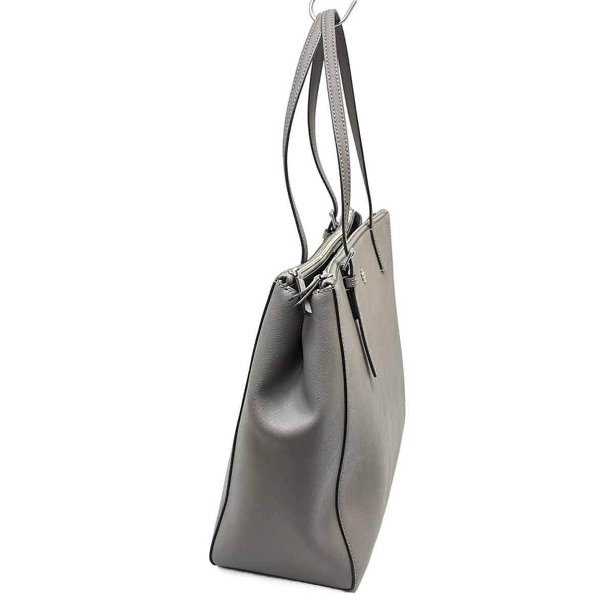 TORY BURCH(トリーバーチ) トートバッグ美品 - グレーベージュ レザー