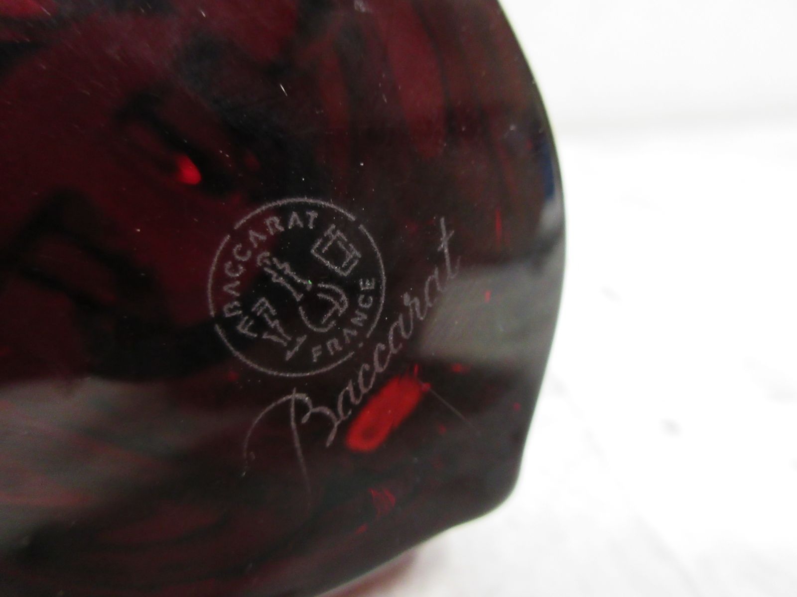 レッドオーナメント クリスタル