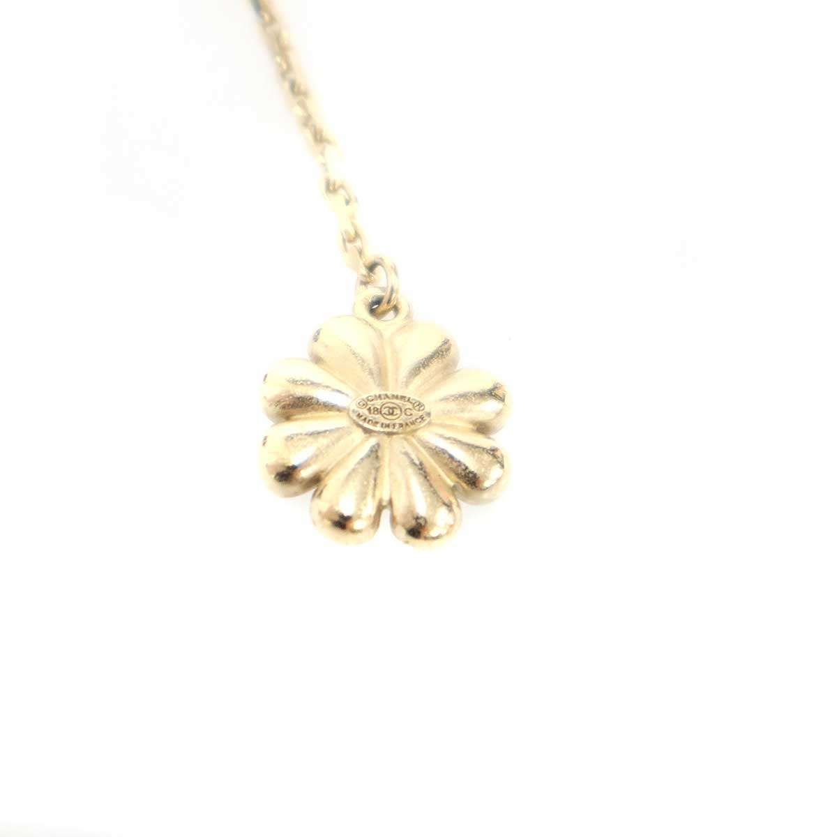 CHANEL シャネル 18C ラインストーン フラワーピアス セット ゴールド