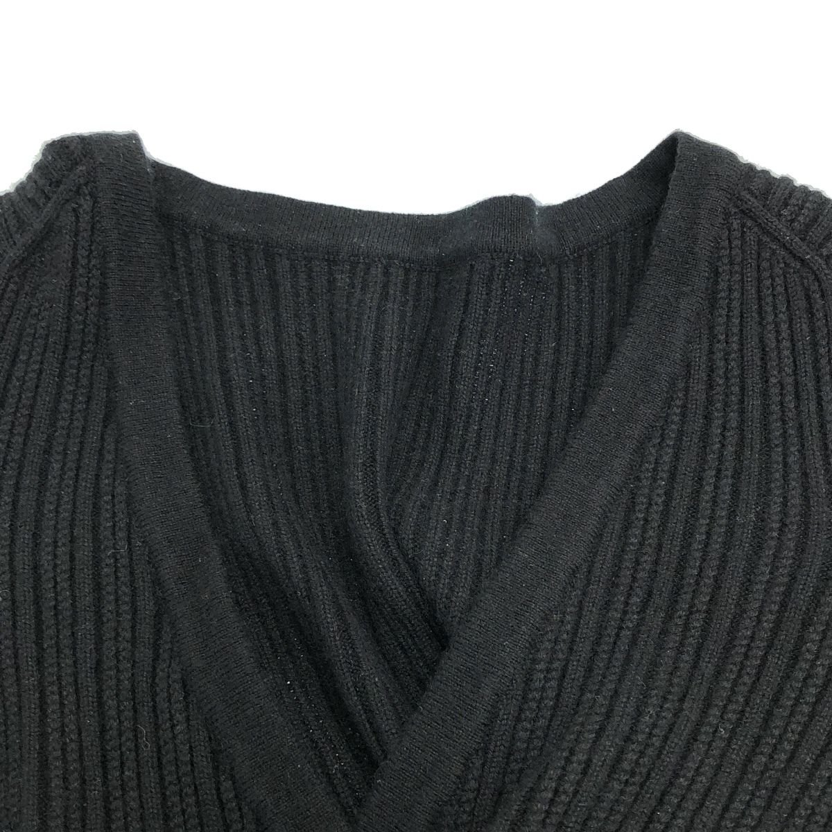 CHANEL シャネル カシミヤニットセーター P42912K04372 ブラック 36