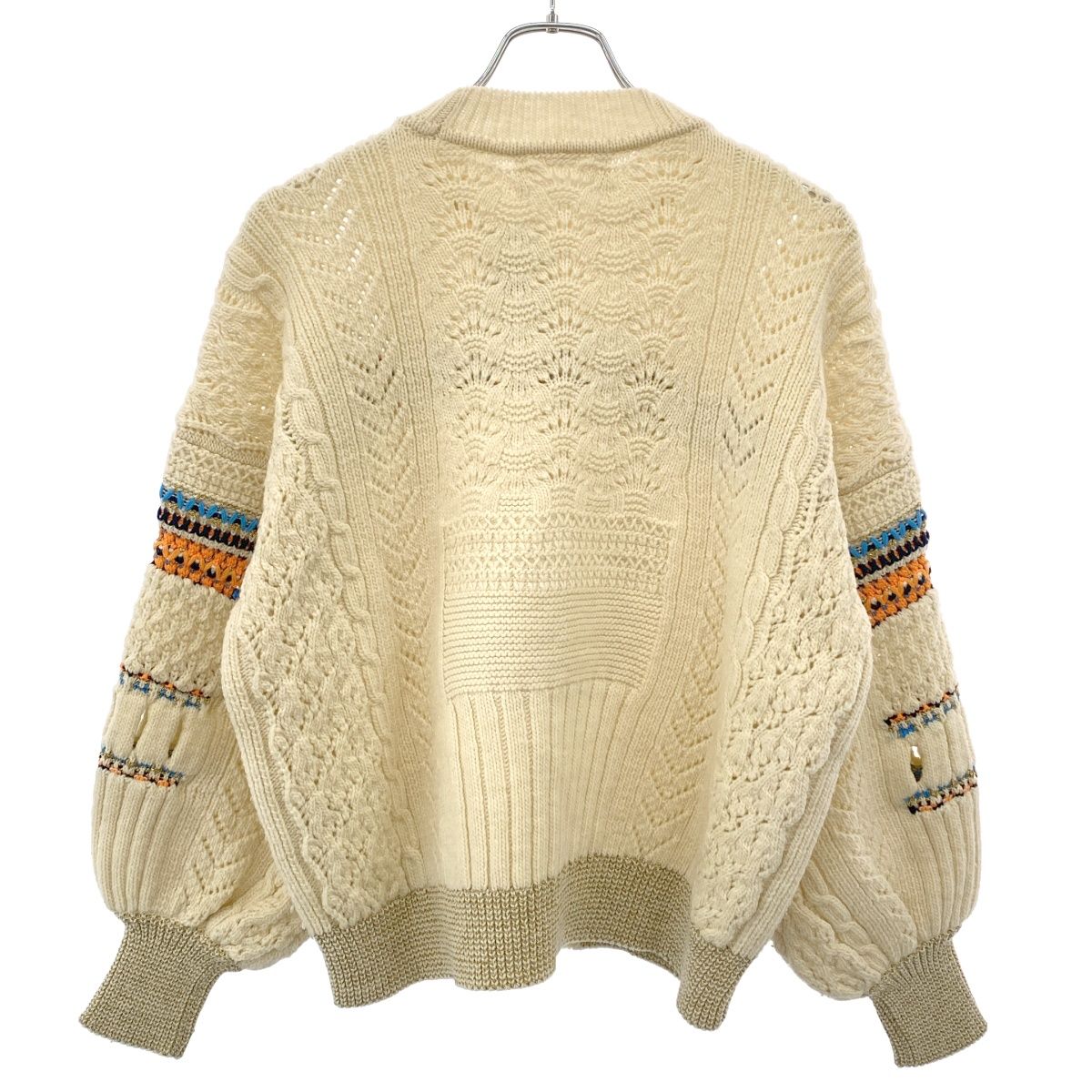 く*る様 mame マメ ニット 20AW mame kurogouchi マメ クロゴウチ 20AW Oversized Chunky Knit