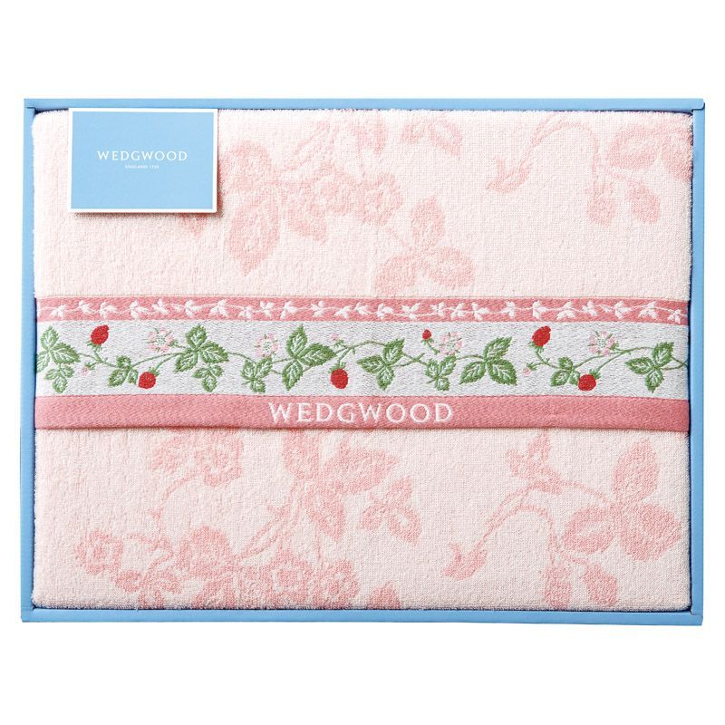 メルカリ市土日お値下げ✾ワイルドストロベリー掛け布団＆枕カバー✾ WEDGWOOD 羽毛肌掛け布団 ワイルドストロベリー ピンク 西川 - メルカリ