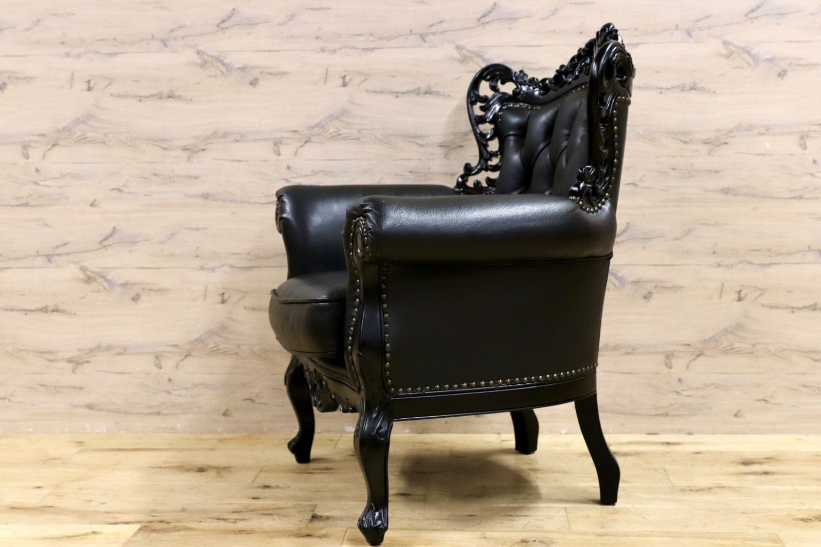 GMIS467○クラシック モダン 1人掛けソファ シングルソファ アーム