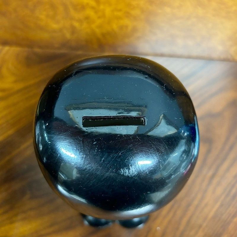 レトロ 内藤ルネ RUNE 兵隊 20cm 陶器 貯金箱 コインバンク オブジェ