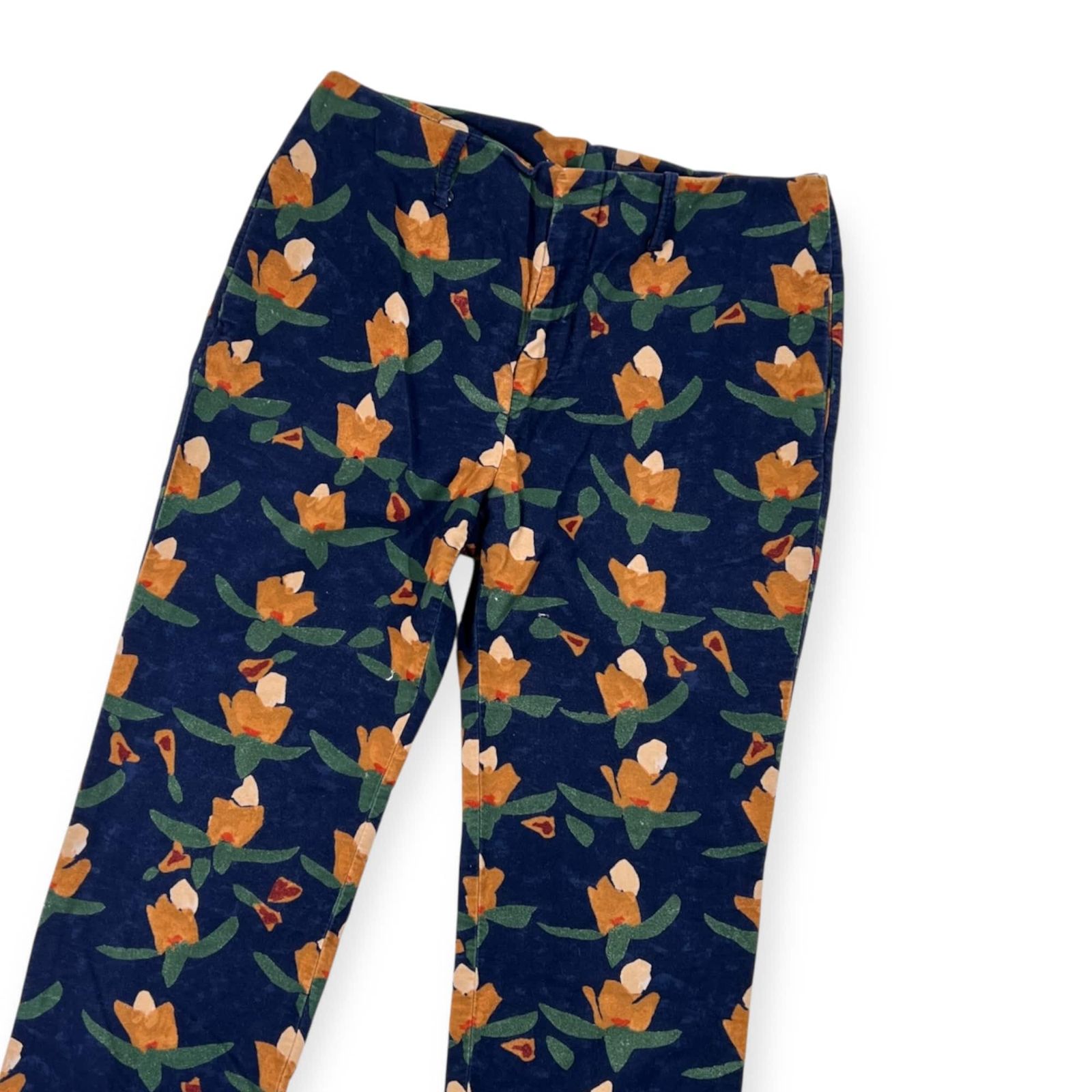 45R 45rpm フォーティファイブアール 花柄 ベロア風 パンツ 2