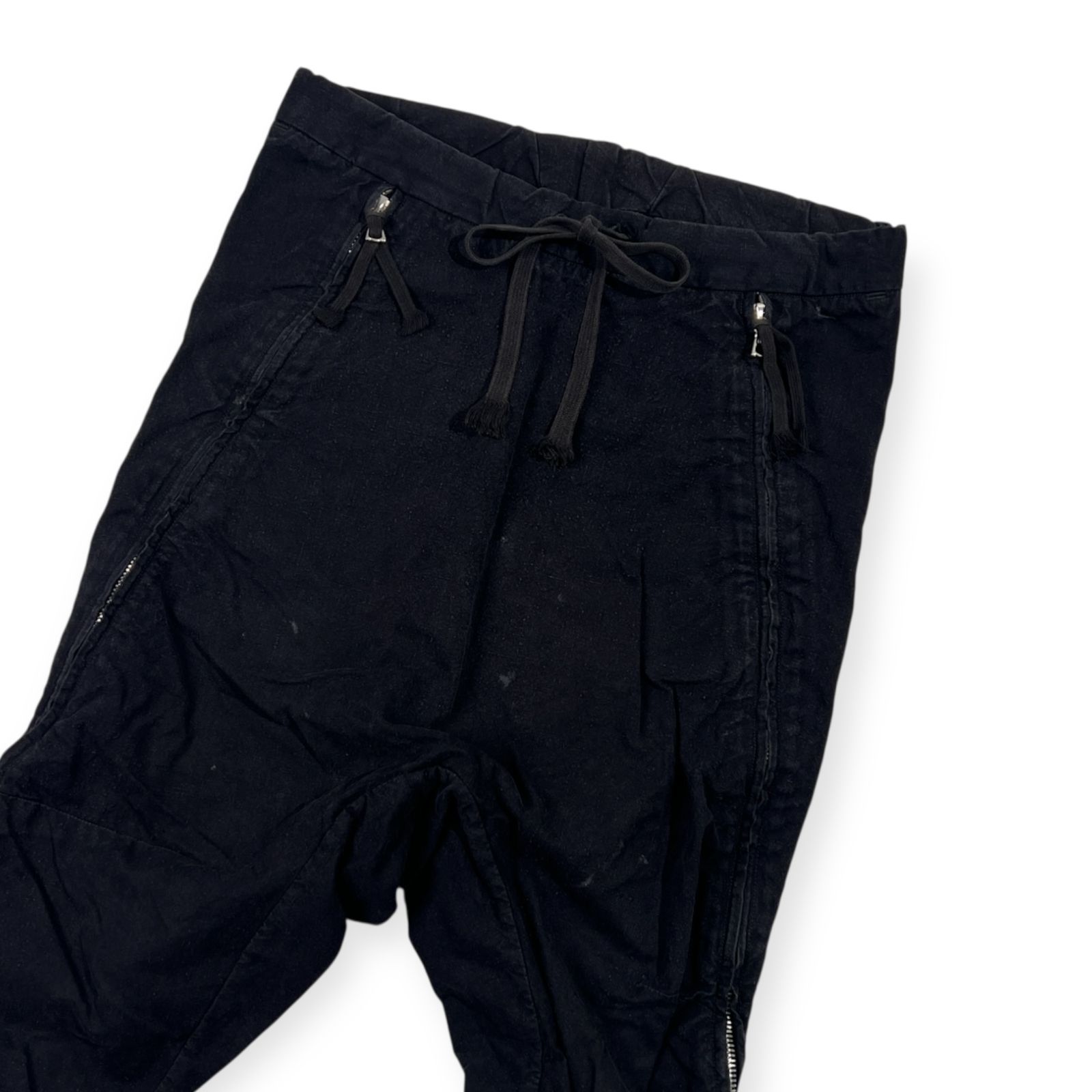 BORIS BIDJAN SABERI ボリスビジャンサベリ サルエルパンツ S/ブラック