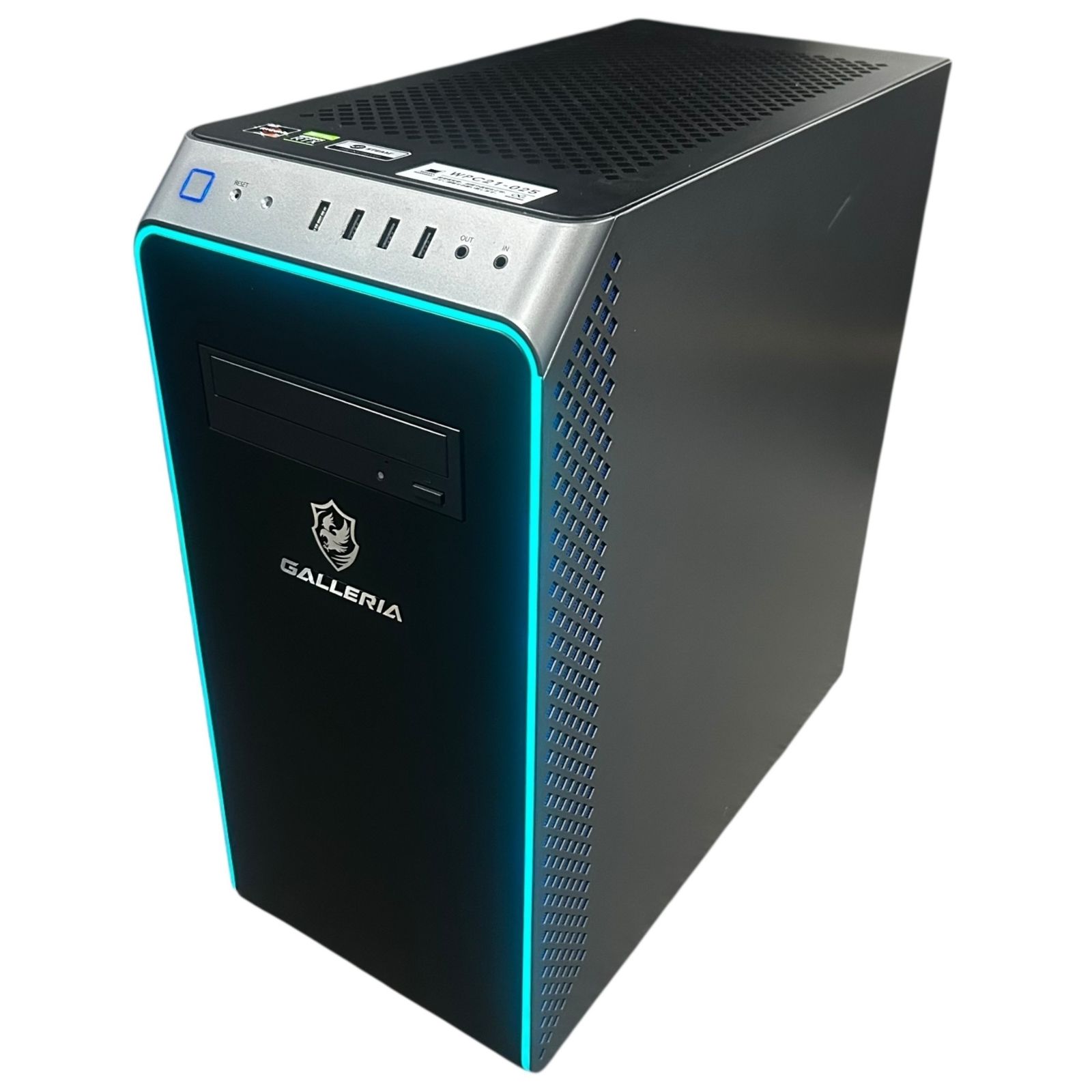 □GALLERIA XA7R-R37 ゲーミングPC Ryzen7 3700X RTX3070 8GB メモリ