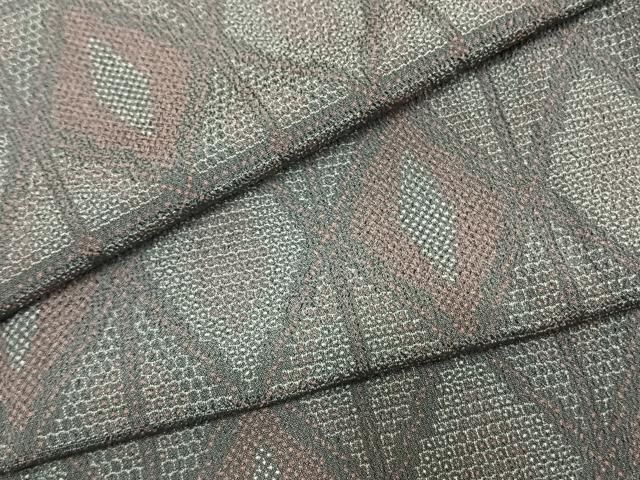 平和屋着物●本塩沢　110亀甲　亀甲文様　正絹　逸品　AABF5919fy 平和屋着物○本塩沢 110亀甲 亀甲文様 正絹 逸品 AABF5919fy - メルカリ