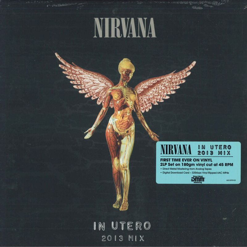2 discs LP Nirvana In Utero 2013 Mix DGC |00660