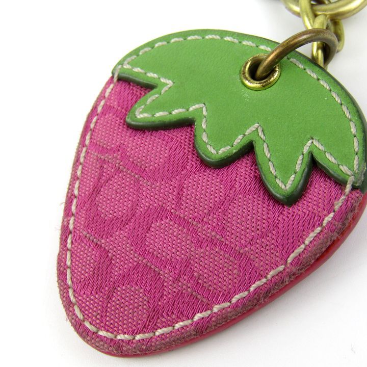 コーチ キーホルダー ストロベリー チャーム イチゴ シグネチャー