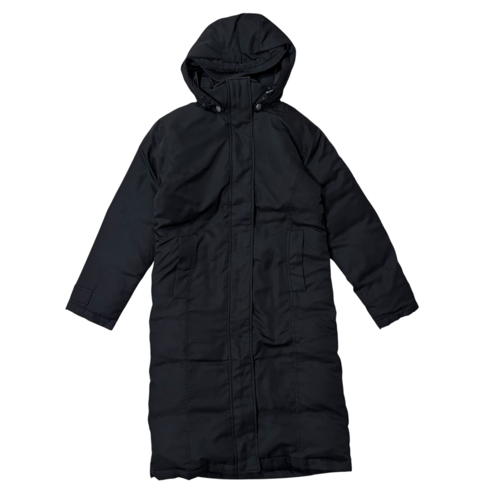 Eddie Bauer ロングダウンコート ブラック XS レディース 防寒【ZK81