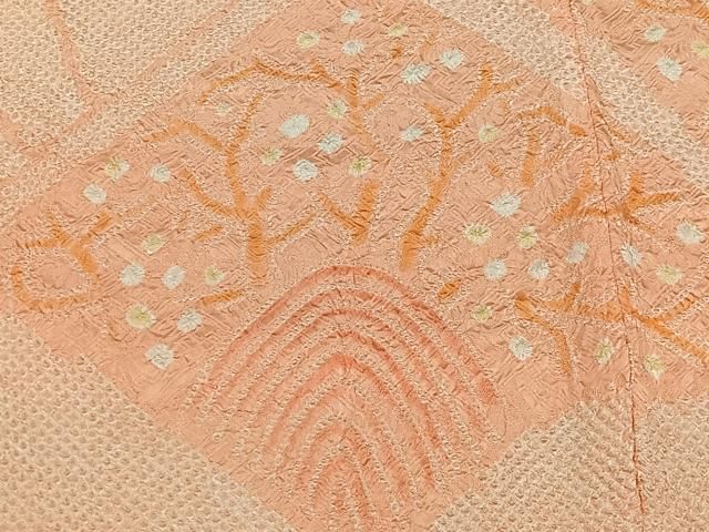 平和屋着物＃羽織 総絞り 樹林文 正絹 逸品 CABC2942ua - メルカリ