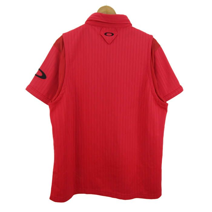 オークリー ポロシャツ トップス 半袖 ゴルフウエア メンズ Lサイズ