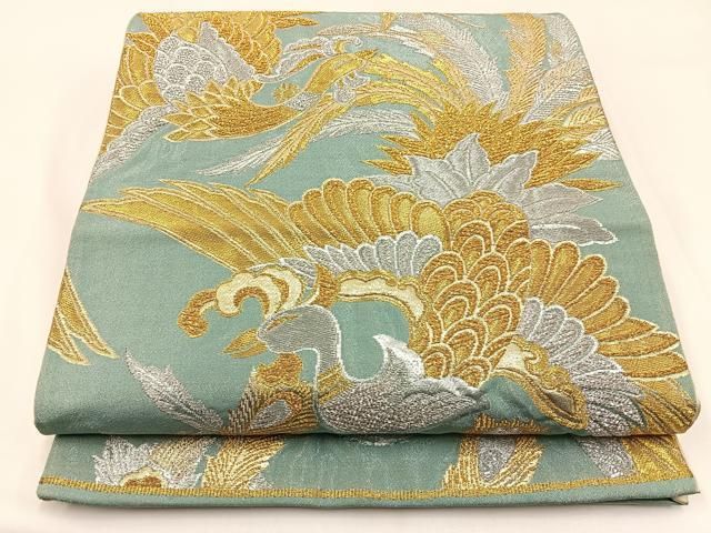 平和屋着物◎六通柄袋帯 鳳凰 金銀糸 正絹 逸品 BAAW5487hj - メルカリ
