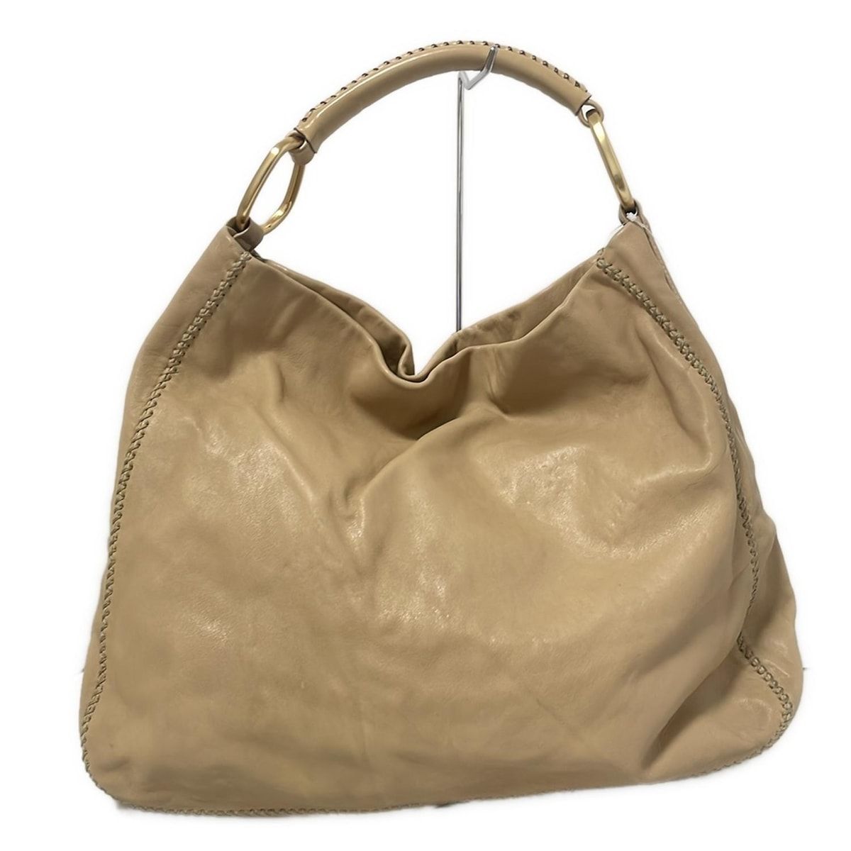 SAZABY(サザビー) トートバッグ - ベージュ レザー - メルカリ