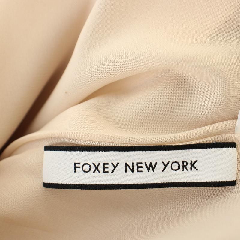 フォクシーニューヨーク FOXEY NEW YORK ノースリーブ ワンピース ひざ