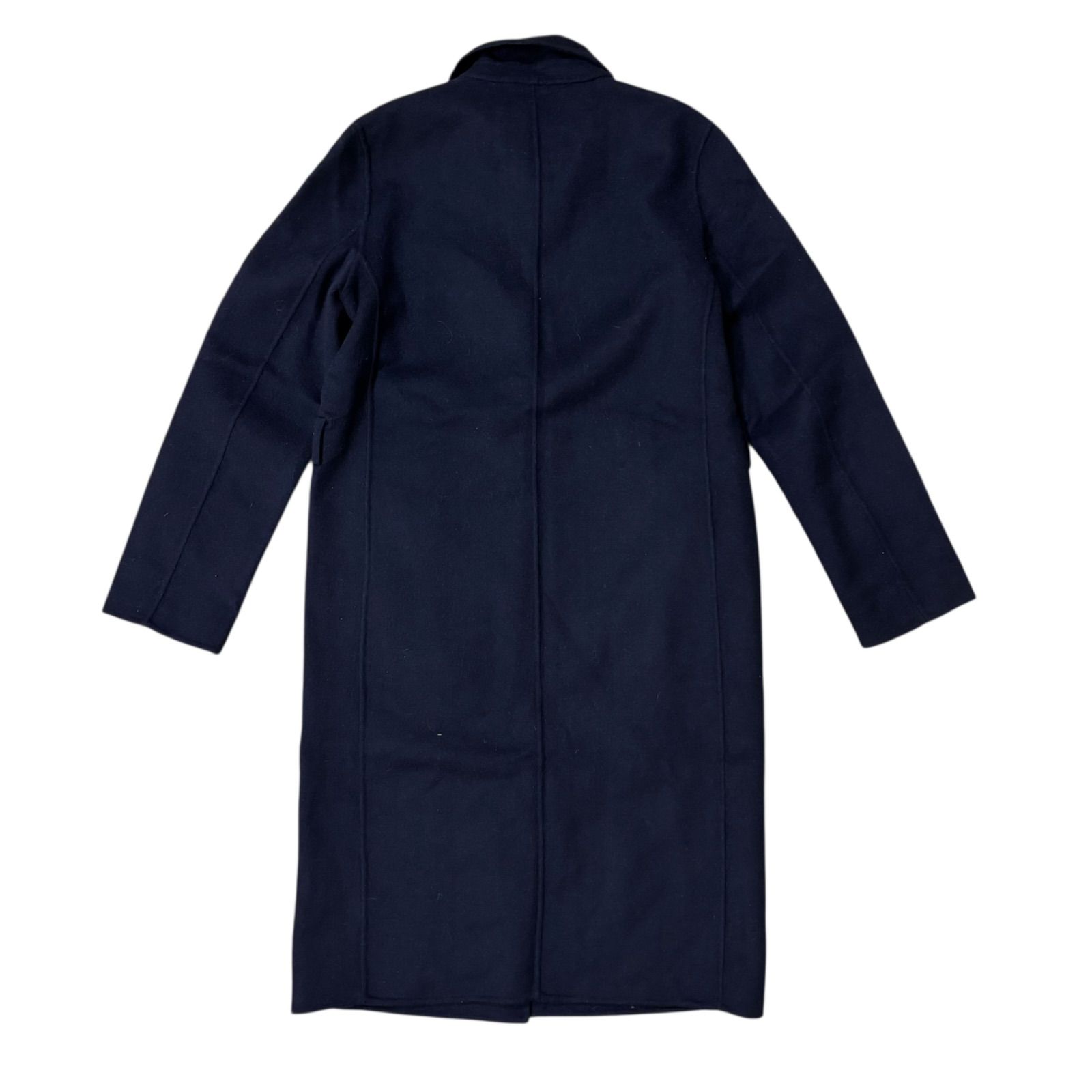 GAP ウール混 チェスターコート ネイビー S レディース 定番【ZK81