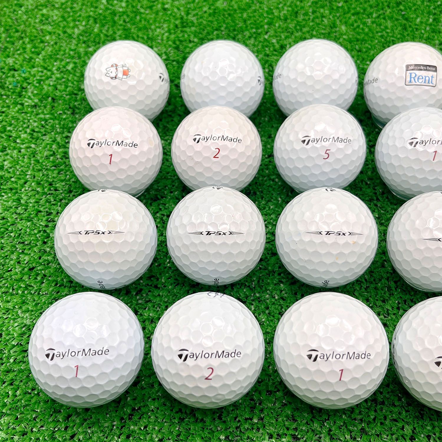 ロストボール テーラーメイド TP5x 20球 2021年モデル ホワイト ランク