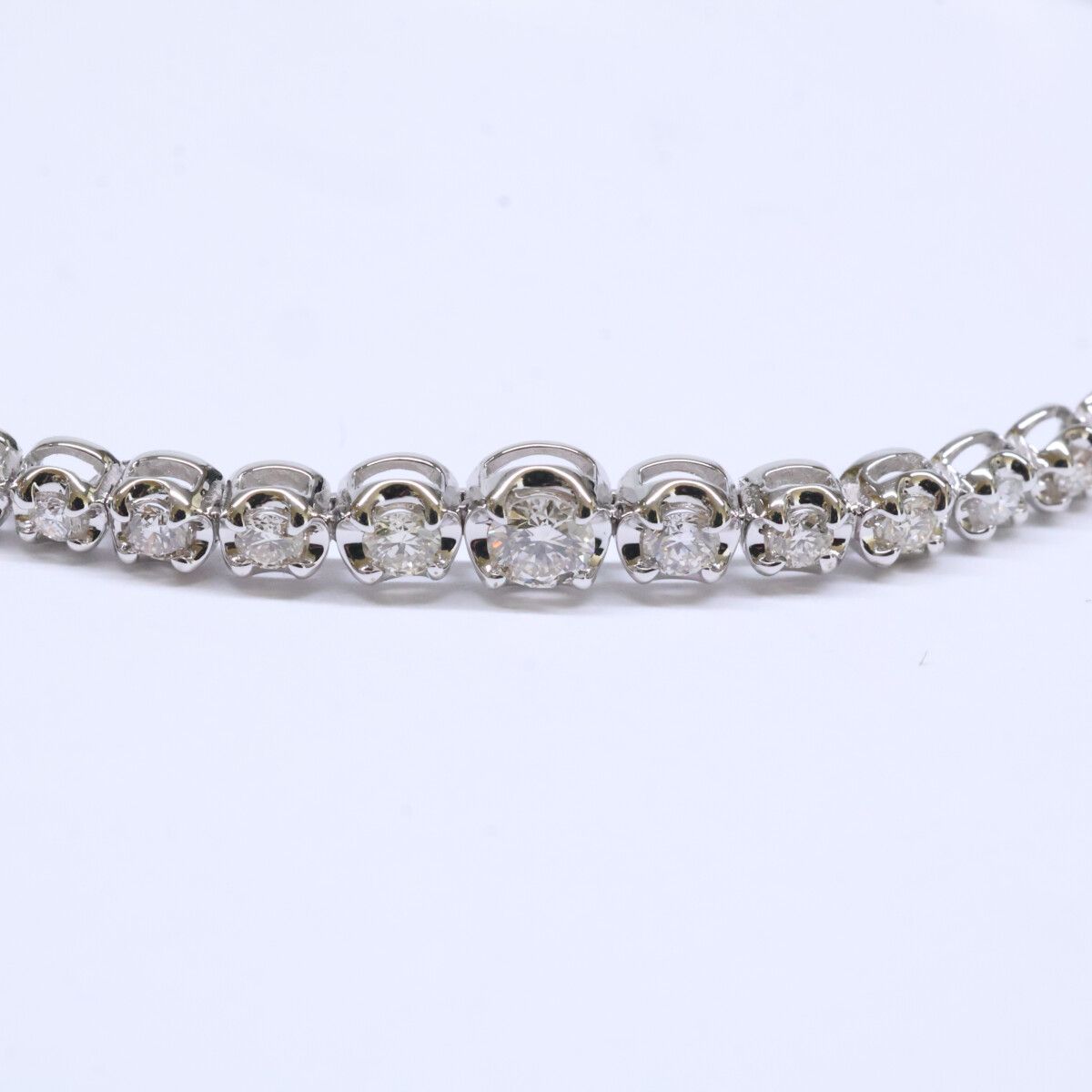 K18 K18 美品 QVC D1.00ct 51Pダイヤモンド テニス - メルカリ