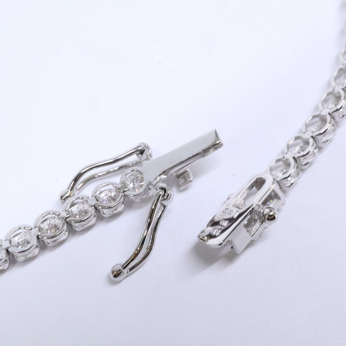 K18 K18 美品 QVC D1.00ct 51Pダイヤモンド テニス - メルカリ