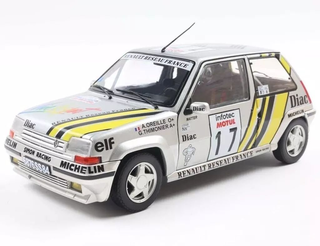 ミニカー 1|18 ルノー 5 GT ターボ Mk.2 ツール ド コルス 1989 17