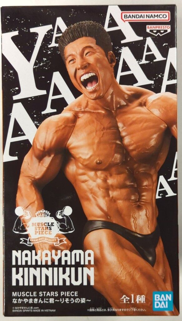 BANDAI SPIRITS MUSCLE STARS PIECE なかやまきんに君 りそうの姿