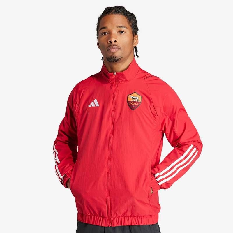 送料無料・匿名配送】adidas アディダス ASローマ 23/24 ジャケット 赤