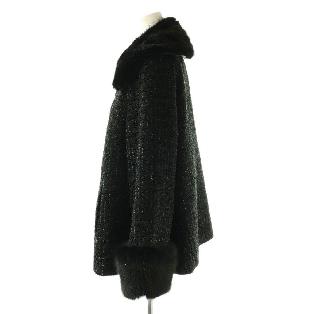 【極美品✨】Rirandture 25AW ツィードファー衿ショートコート 01_001-750.jpg