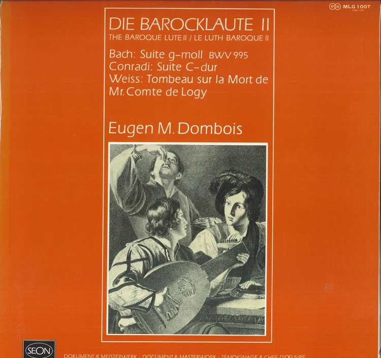 LP Eugen M. Dombois Baroque Lute 2 MLG1007 SEON /00260 - メルカリ