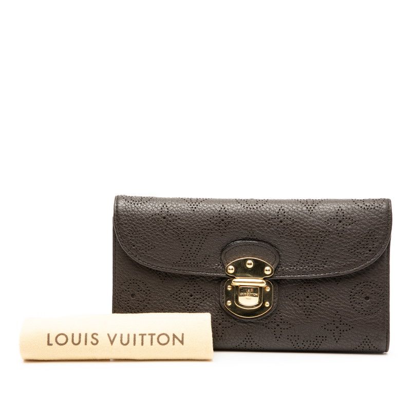 ルイヴィトン モノグラム マヒナ ポルトフォイユ アメリア ショコラ ルイ ヴィトン モノグラム マヒナ ポルトフォイユ アメリア M95968