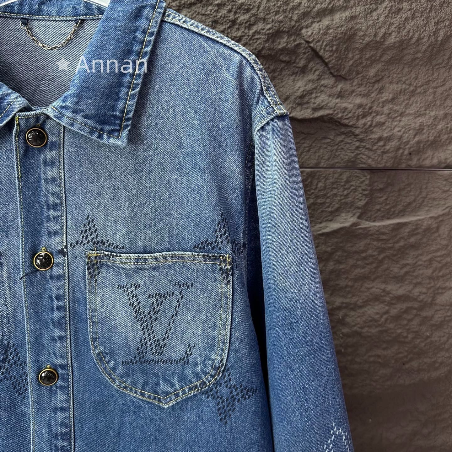 美品 LOUISVUITTON ルイヴィトン メンズ モノグラム デニムジャケット