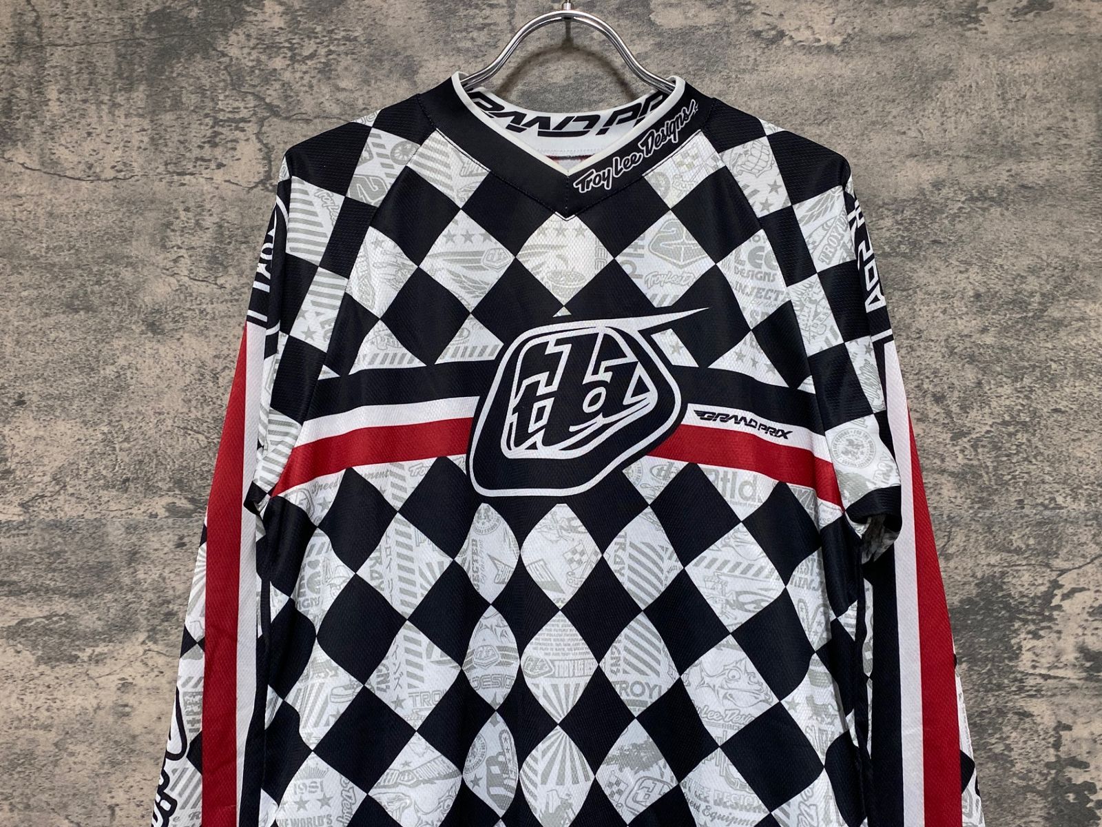 ① トロイリーデザイン ジャージ 長袖 未使用タグ付き 白 メッシュ