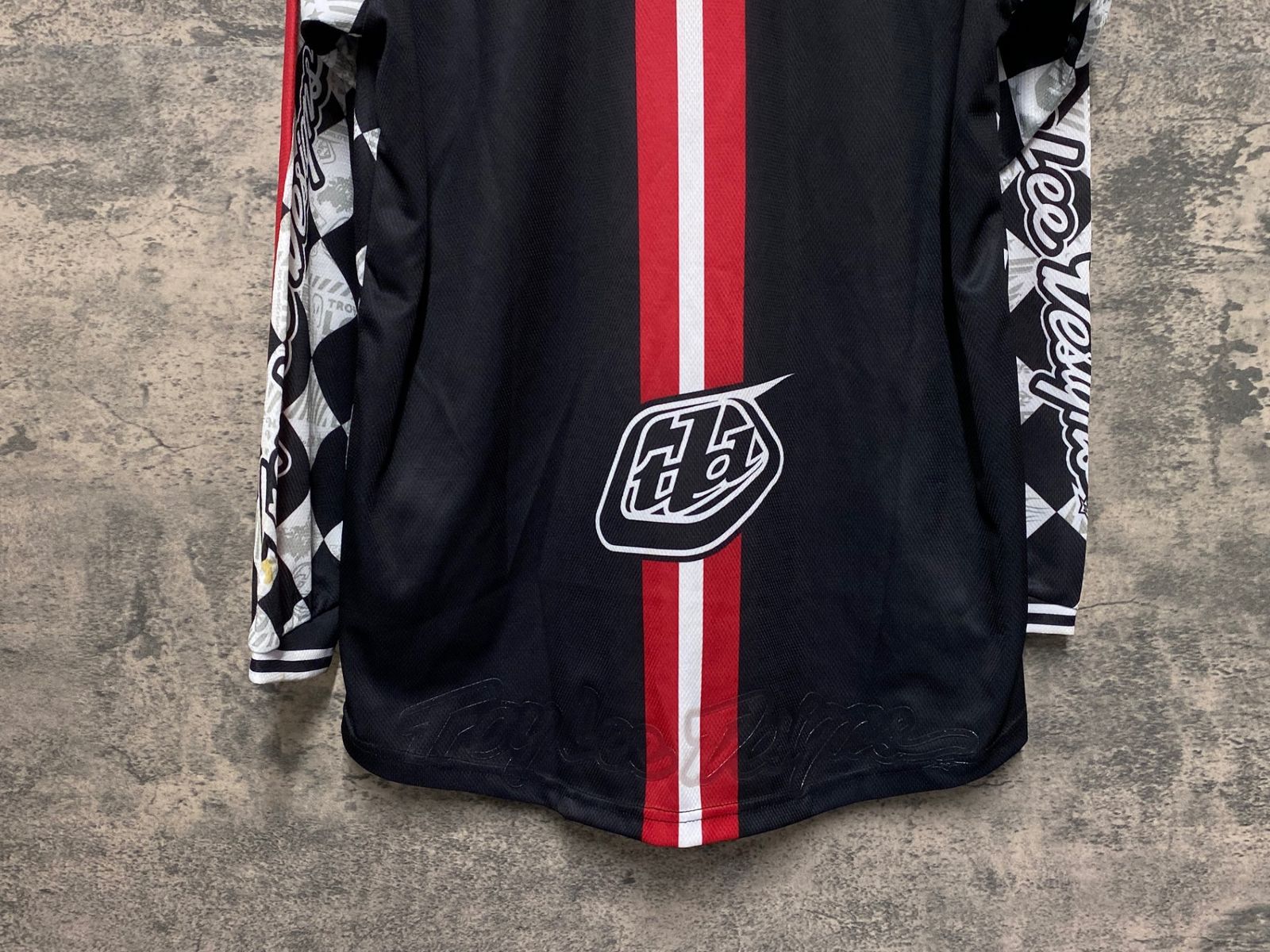 ① トロイリーデザイン ジャージ 長袖 未使用タグ付き 白 メッシュ