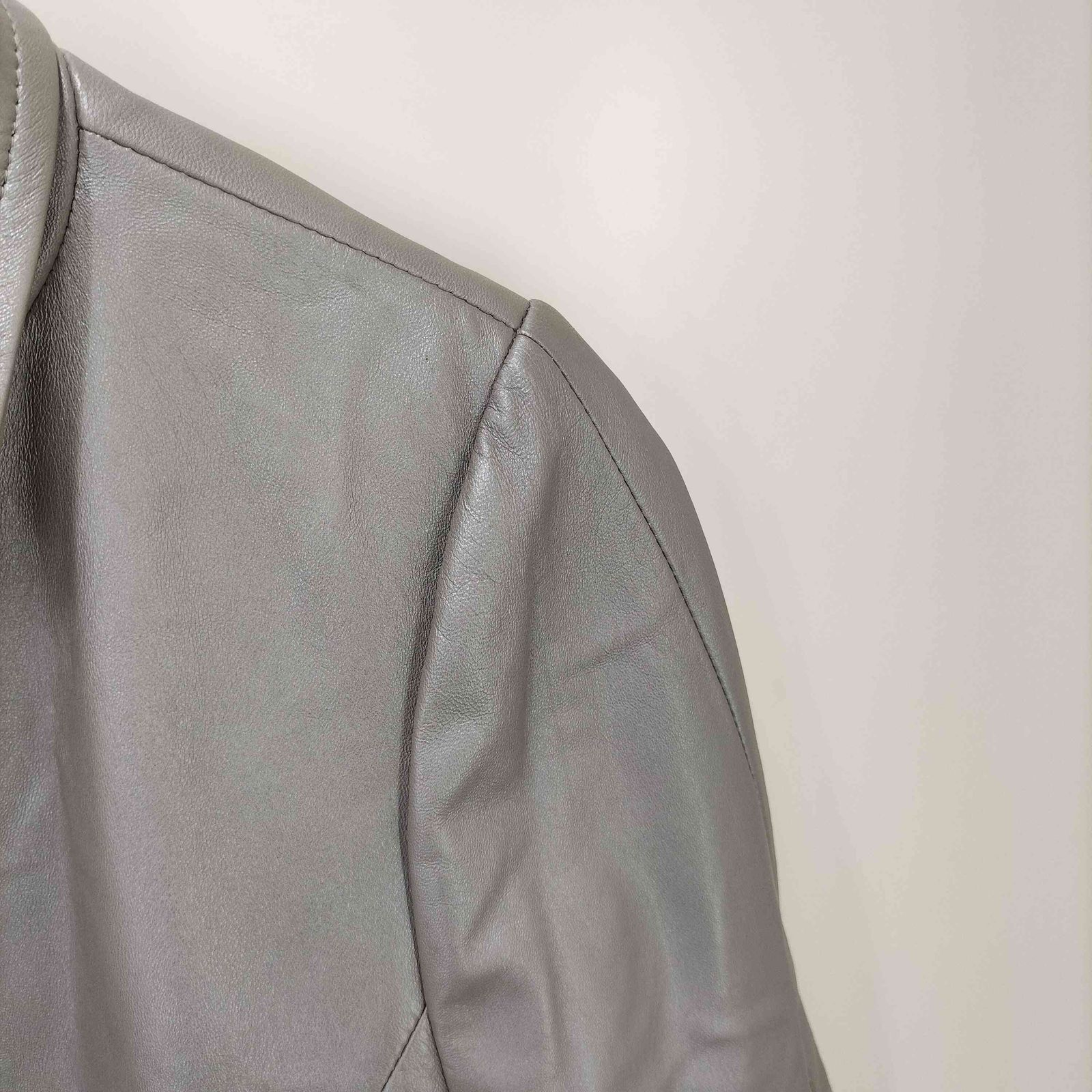 バルマンパリ BALMAIN PARIS 80S-90S ラムレザー ハーフコート