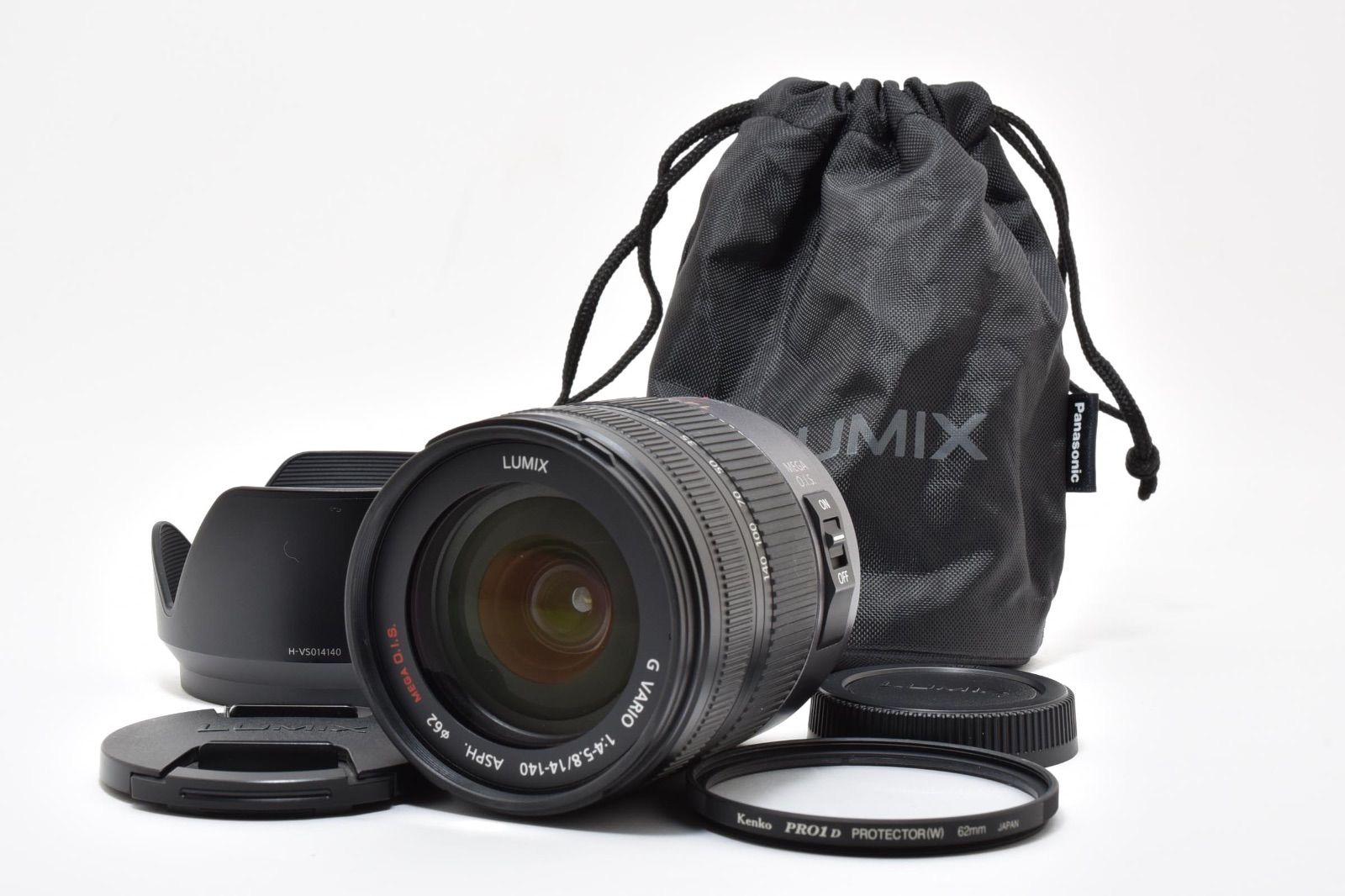 極美品】パナソニック Lumix H-VS014140 高性能ズームレンズ - メルカリ