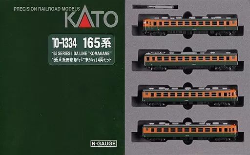 中古】鉄道模型 1/150 165系飯田線 急行 こまがね 4両セット [10-1334