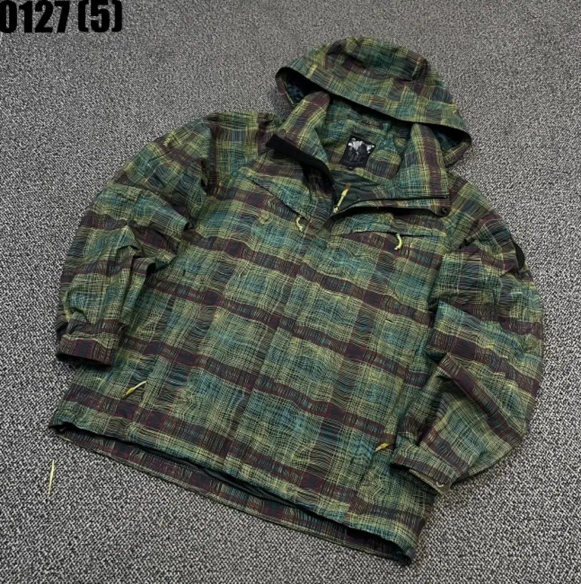 ブラックヤク フード チェック アノラック ジャケット 95 0127 - メルカリ