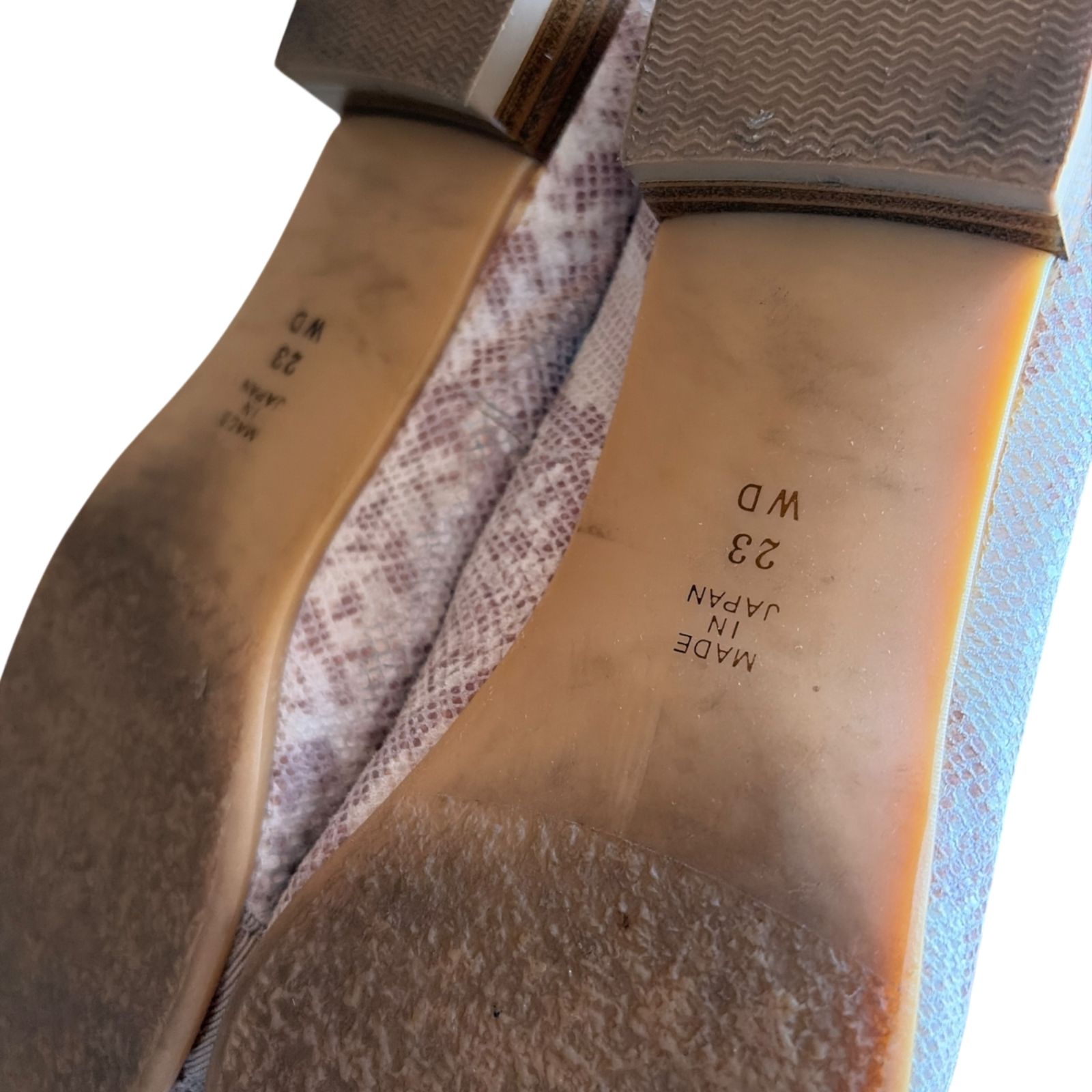 DIANA ダイアナ パンプス フラットシューズ 靴 中古 アイボリー