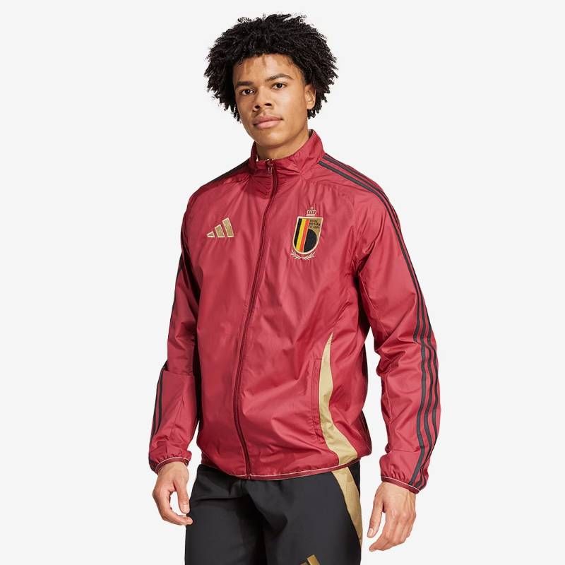 【送料無料・匿名配送】adidas アディダス ベルギー代表 2024 アンセム ジャケット エンジ 砂色 新品 正規品