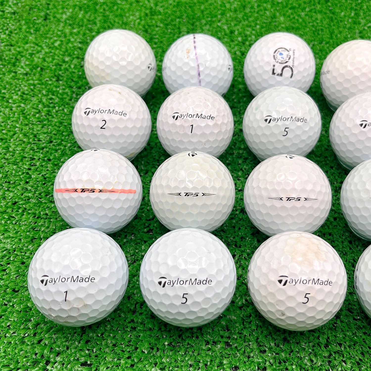ロストボール テーラーメイド TP5 20球 2021年モデル ホワイト ランクB