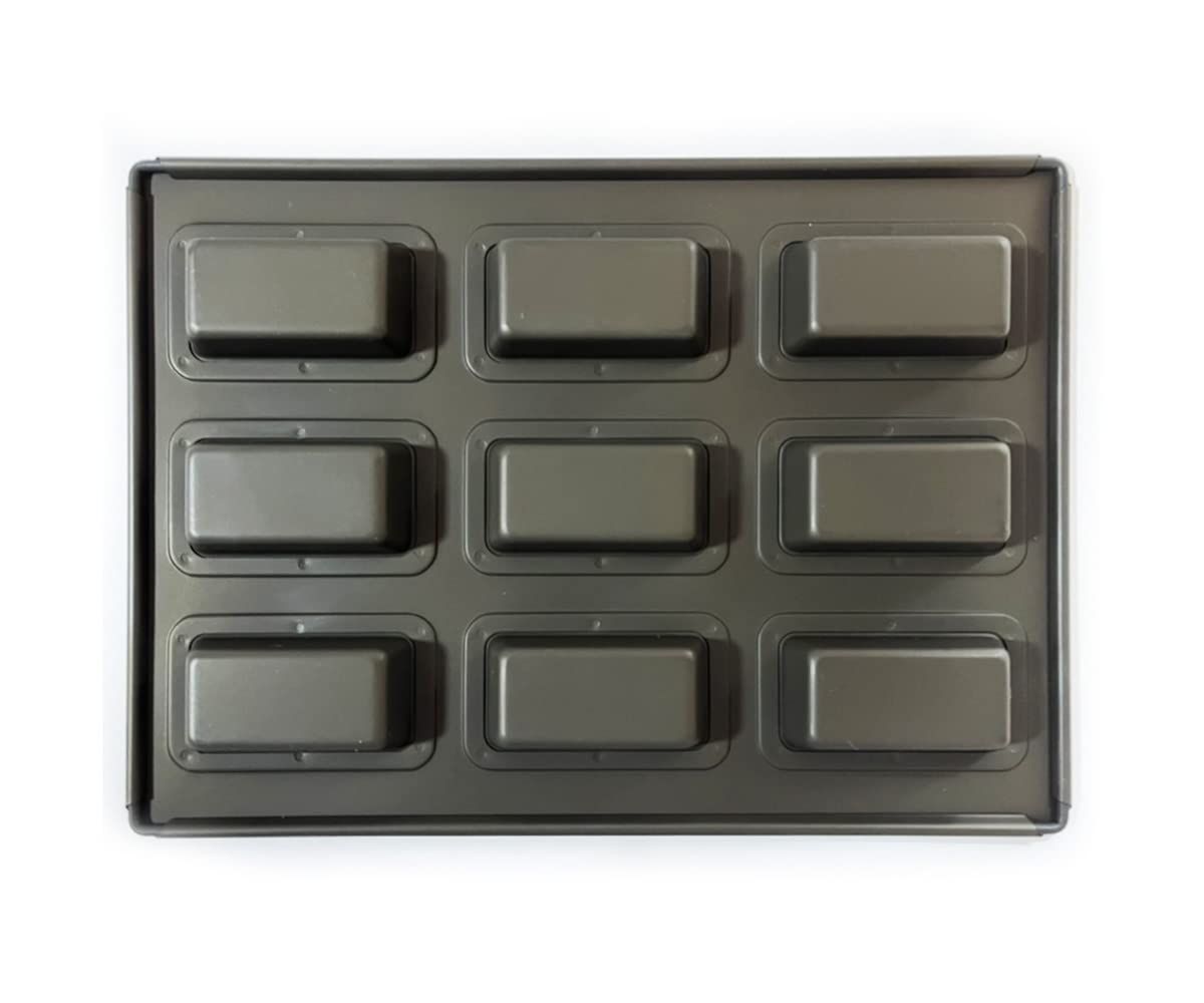 新品 松永製作所 MBテフロン加工 深型フィナンシェ天板9P 黒 - メルカリ