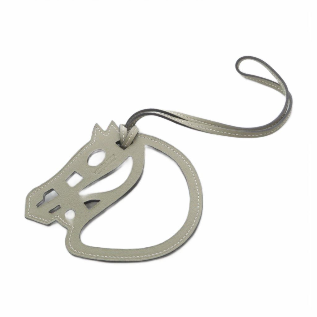 エルメス パドック シュバル バッグ チャーム キーホルダー レザー