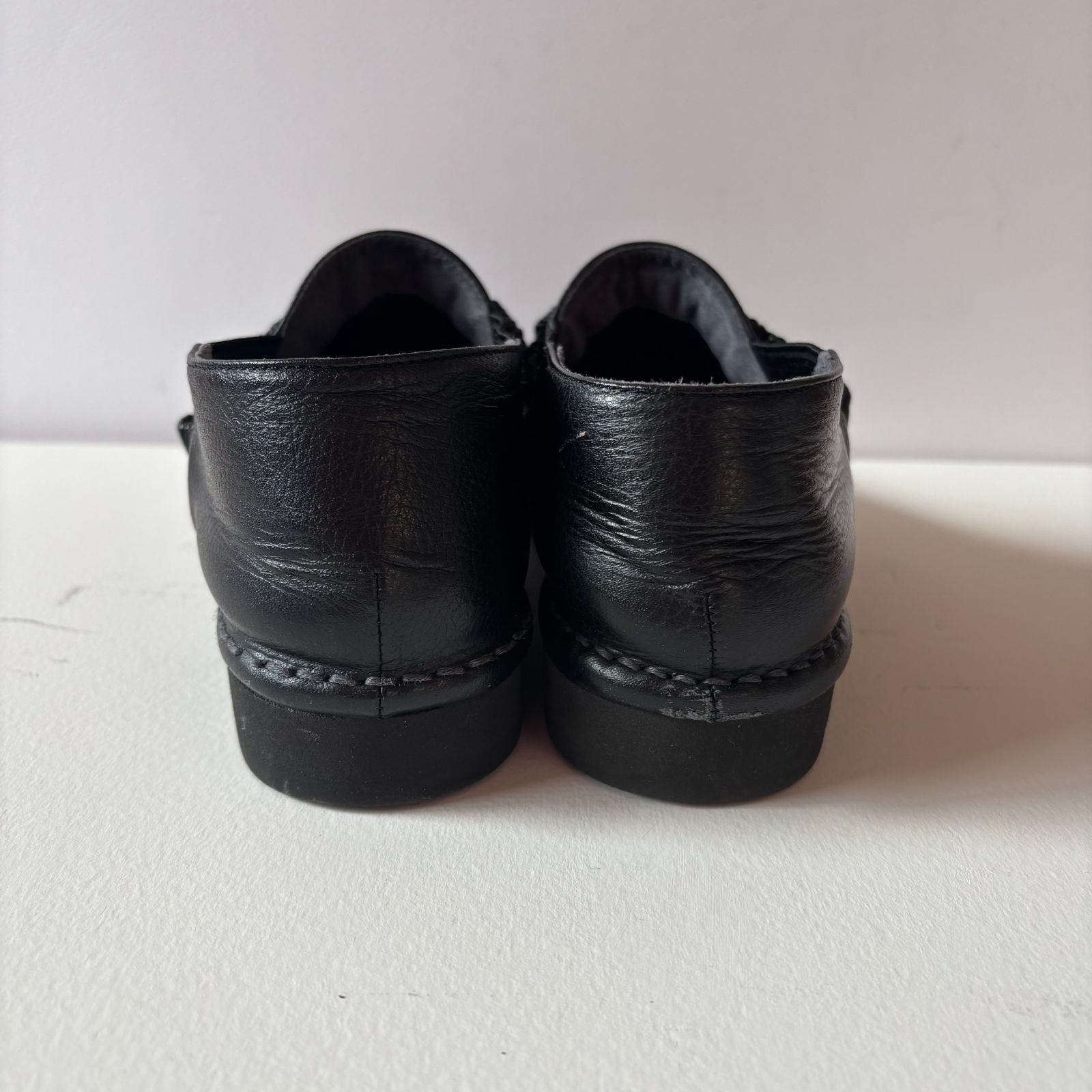 センソユニコ SENSOUNICO 慈雨 jiu レザーシューズ ブラック