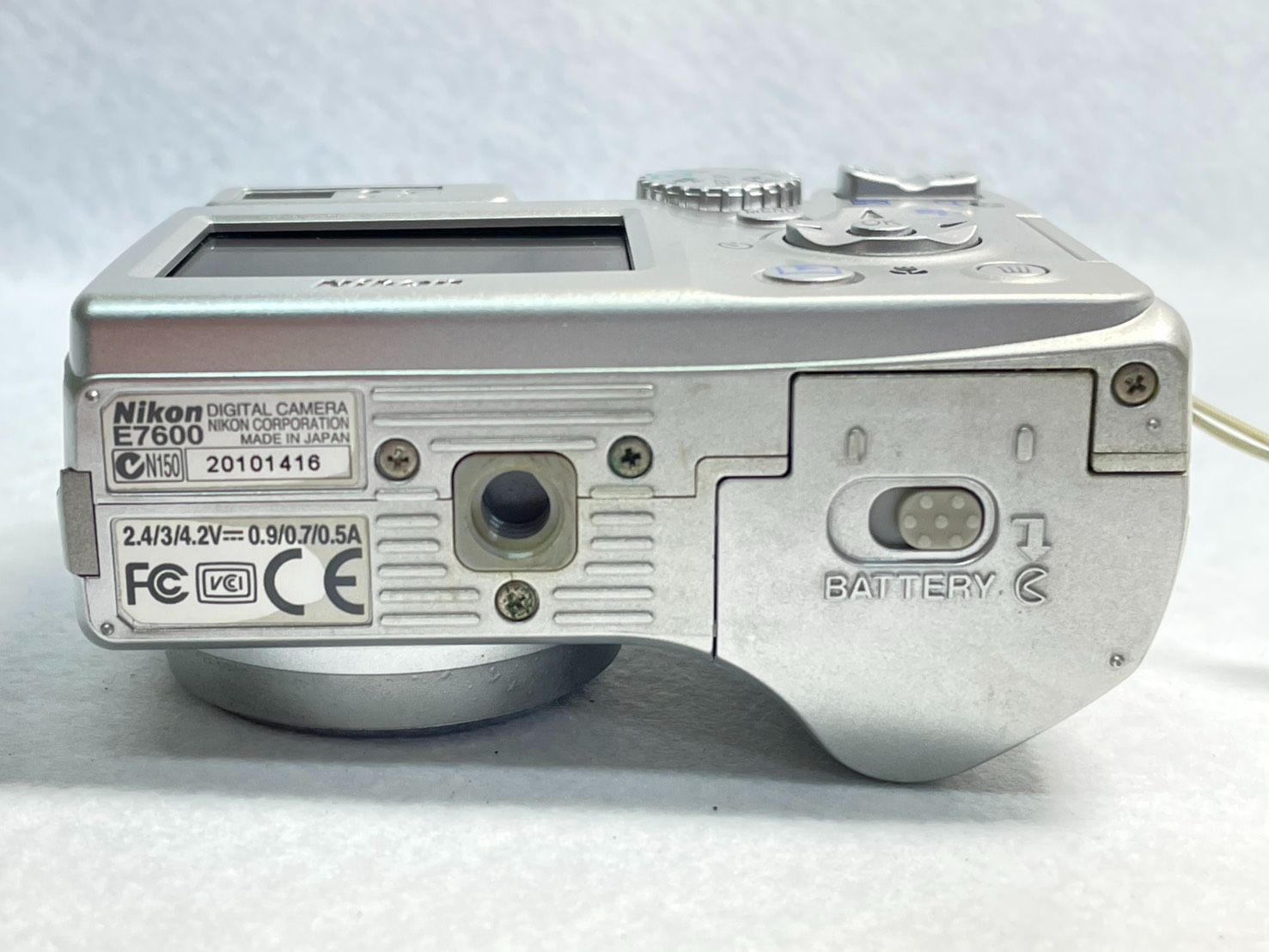 カメラ】ジャンク Nikon ニコン デジタルカメラ COOLPIX 7600 動作