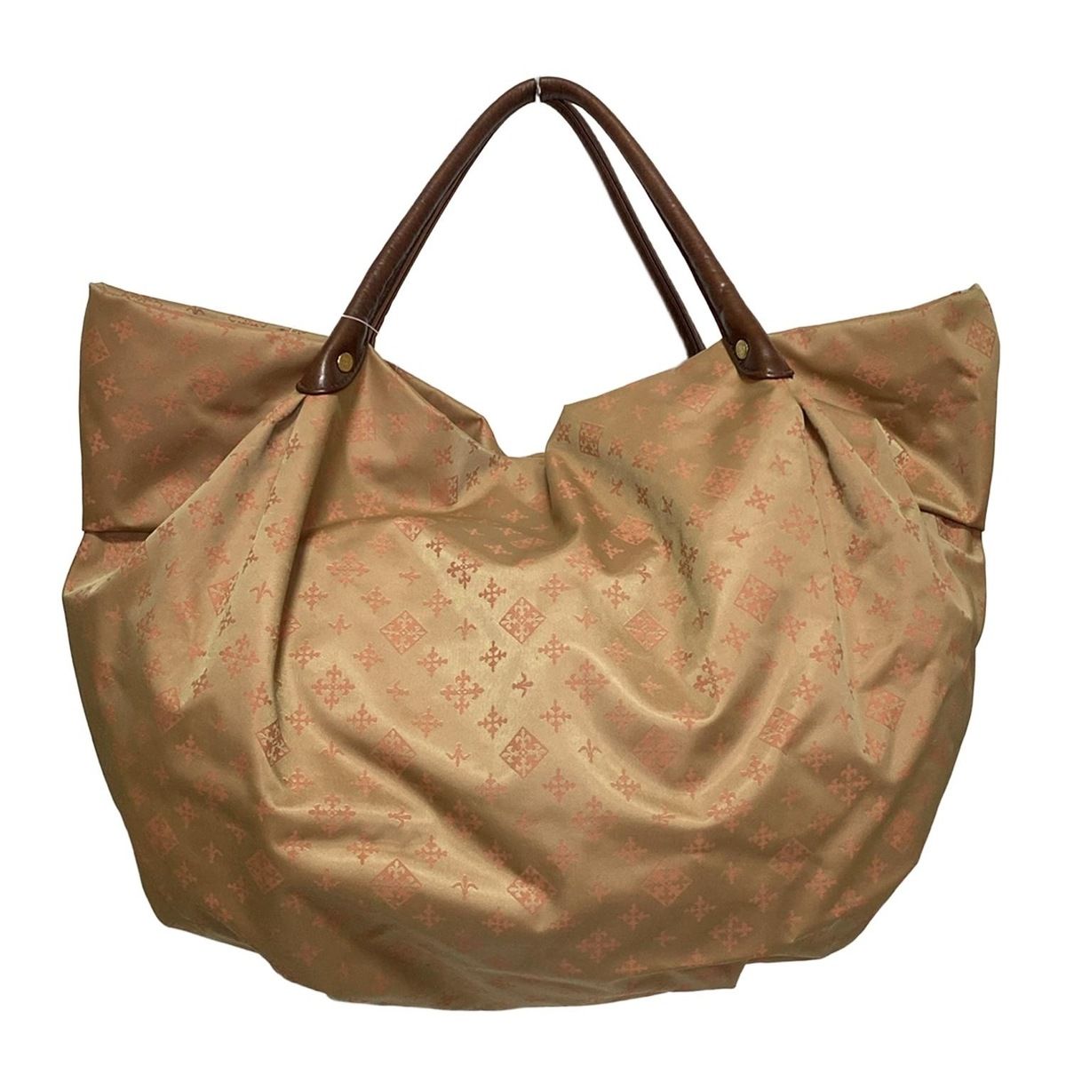 russet(ラシット) トートバッグ - ベージュ×ブラウン×ピンク レザー