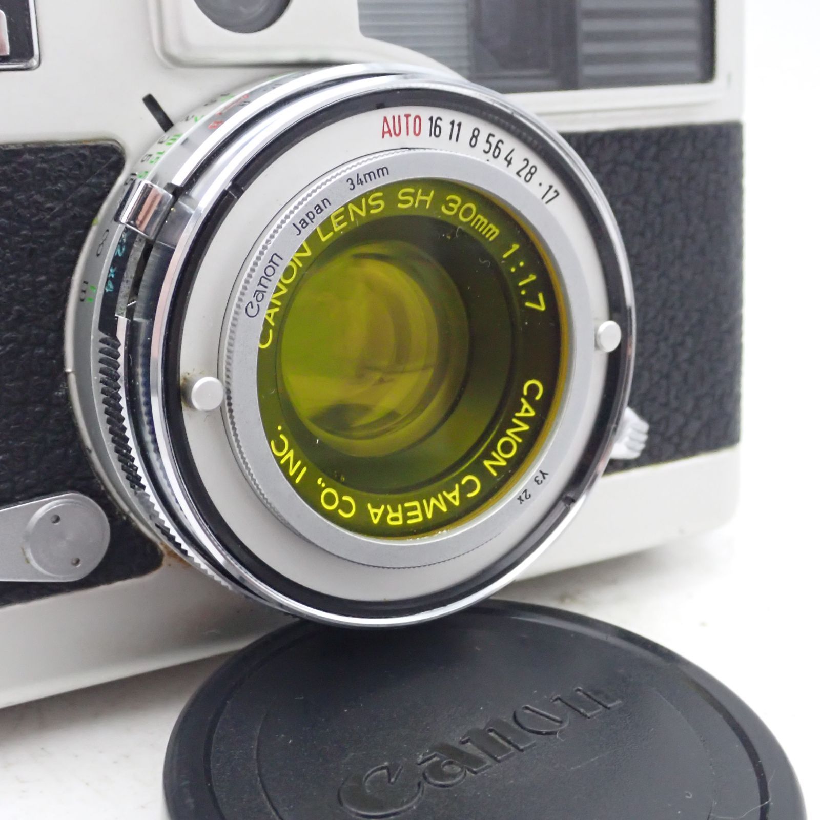 美品 Canon demi ee17 ハーフフレイム レンジファインダー コンパクト